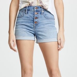 Madewell Denim Short Button Fly 25